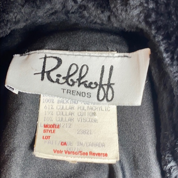 Joseph Ribkoff Faux Fur Vest Red & Black - Picture 6 of 7